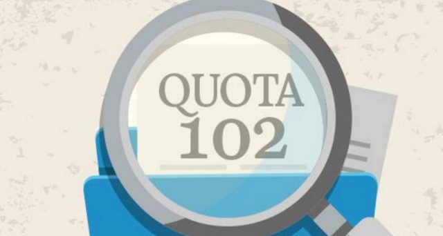 ANNO DI TRANSIZIONE E QUOTA 102